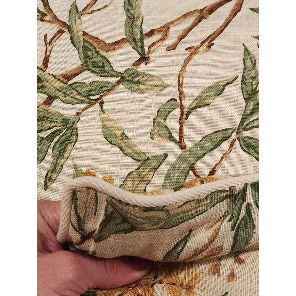 Chaps Ralph Lauren Queen Comforter & 2 Shams Key Biscayne Floral Corded‎ Vintage
